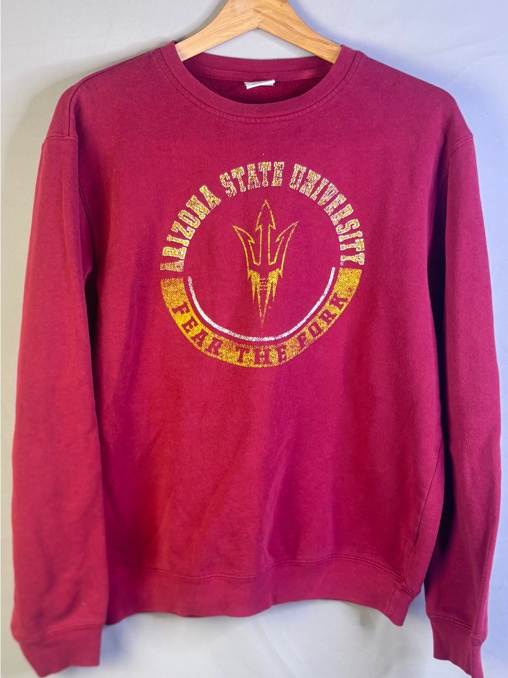 Arizona State University ASU "Fear The Fork" Sweatshirt - M